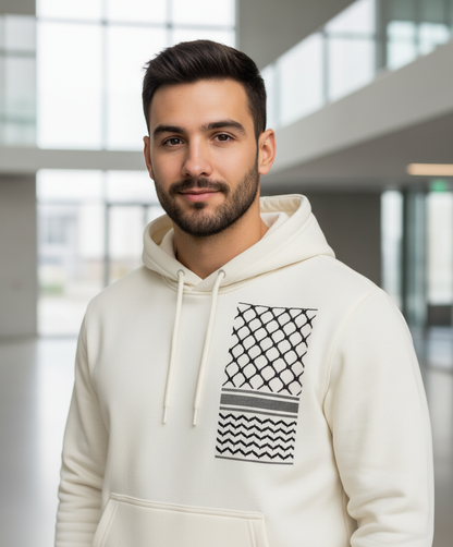 Men's (Filastin Hurra) Tracksuit (White)