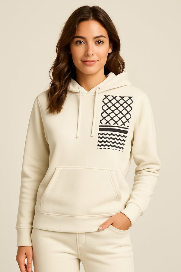 Women's (Filastin Hurra) Tracksuit (White)
