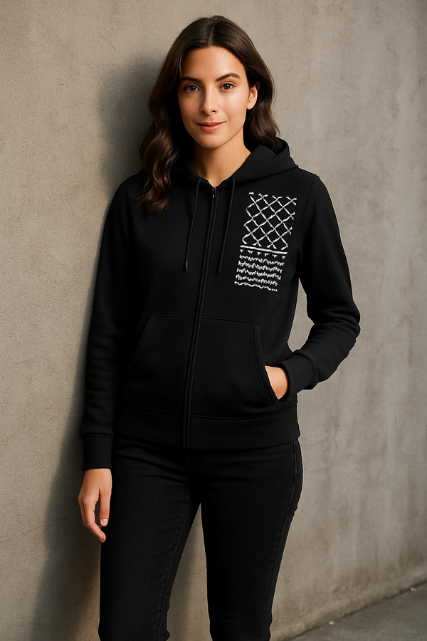 Women's (Filastin Hurra) Tracksuit (Black)
